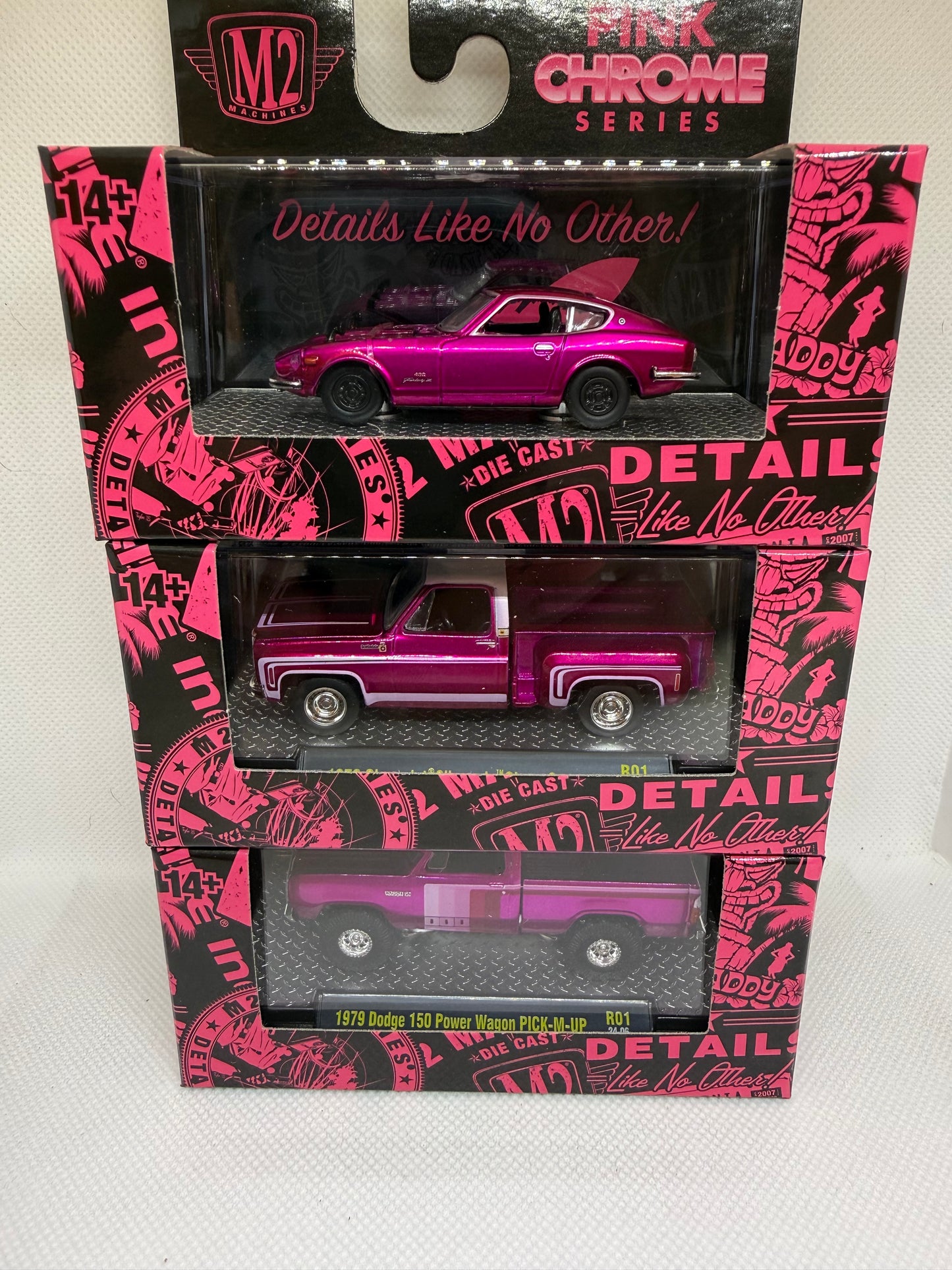 M2 machines pink chrome