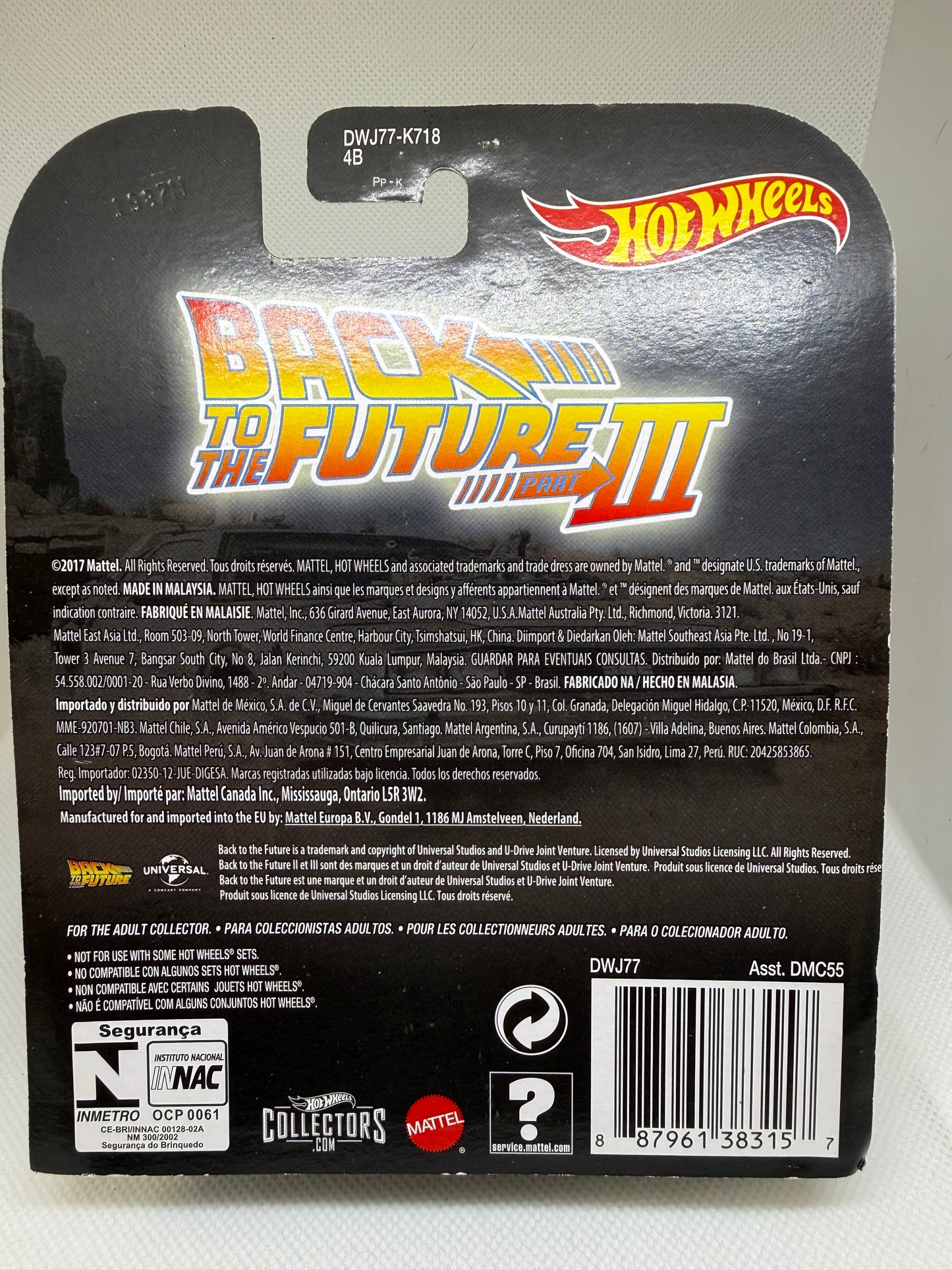 Hot wheels back to the future 3