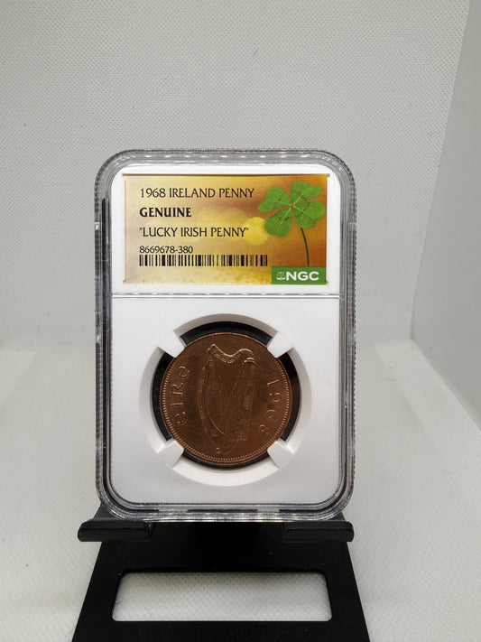 1968 Ireland penny
