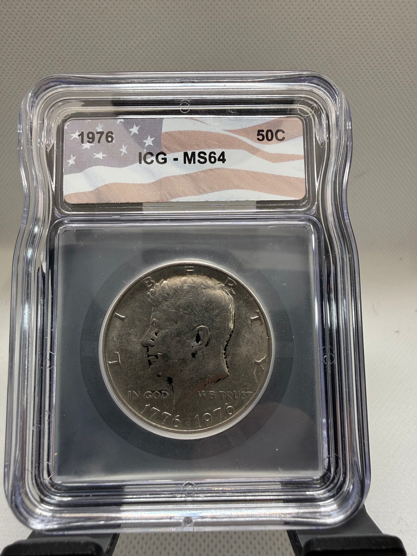1976 ICG bicentennial Kennedy half dollar