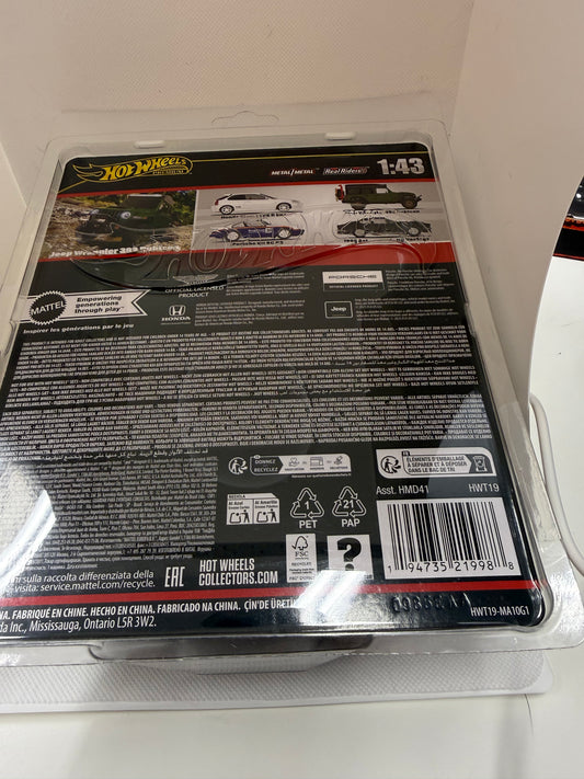 Hot wheels 1:43 jeep wrangler