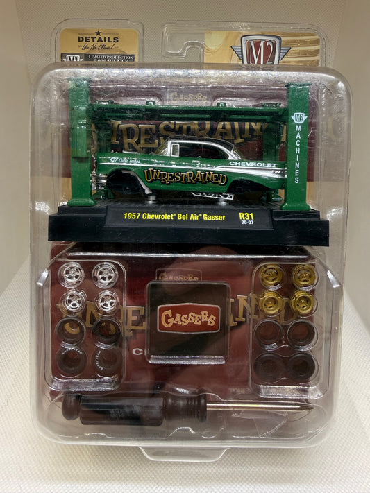 M2 machines 1957 Chevrolet Bel-Air gasser model kit