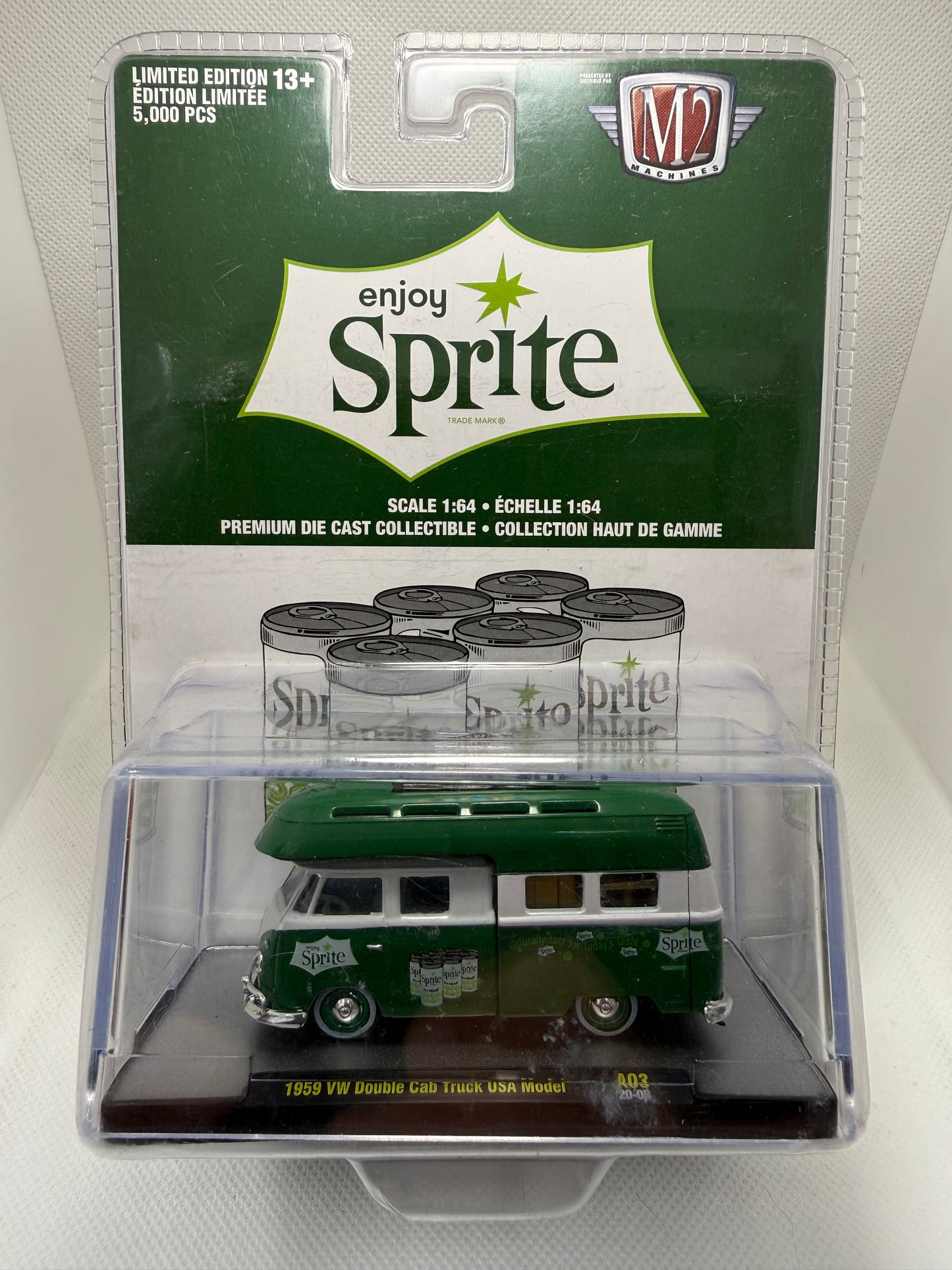 M2 machines sprite 1959 vw double cab truck USA model