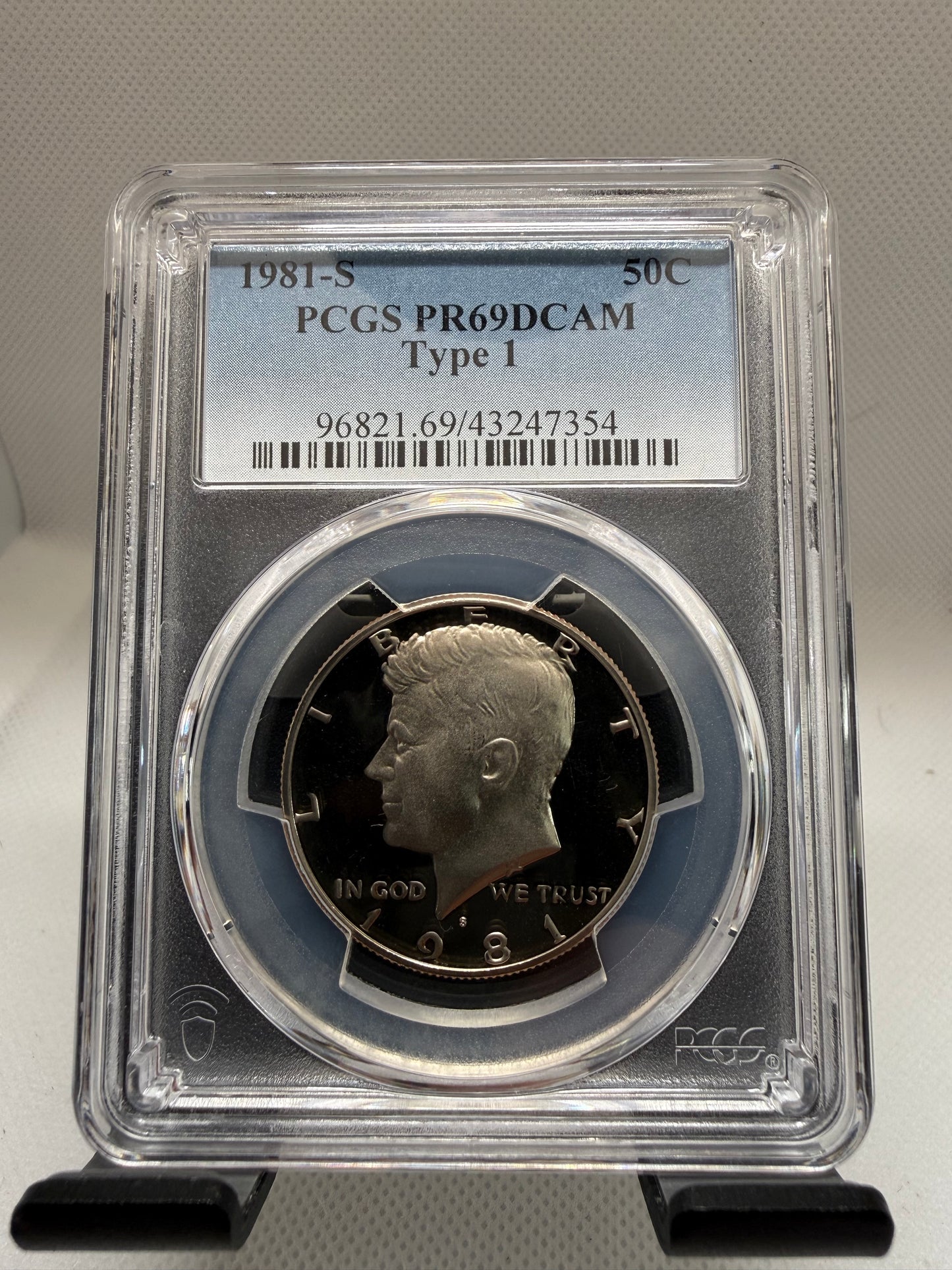 1981-s PCGS pr69 dcam type1 50c