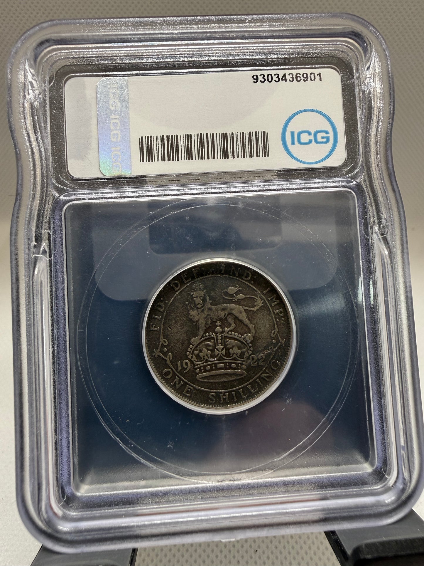 1922 ICG vg10 Great Britain shilling
