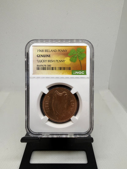 1968 Ireland penny